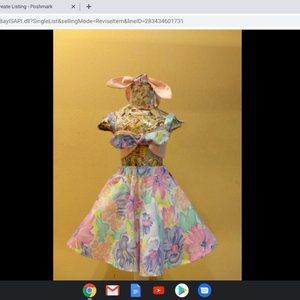 NWOT Handmade Toddler Skirt And Top 3T